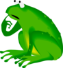 Forgetful Frog Clip Art